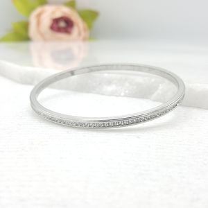 ✔LOFT Thin Paved Bangle